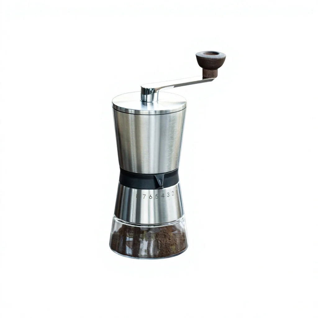 IF-Designed Compact Portable Manual Hand-Crank Coffee Grinder for Home Use Camping Outdoor Activities