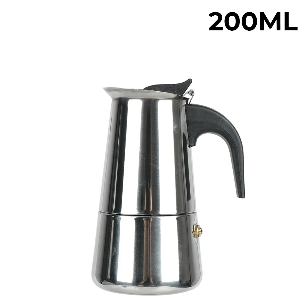 Paslanmaz Çelik Moka Pot | Retro's Coffee Co.