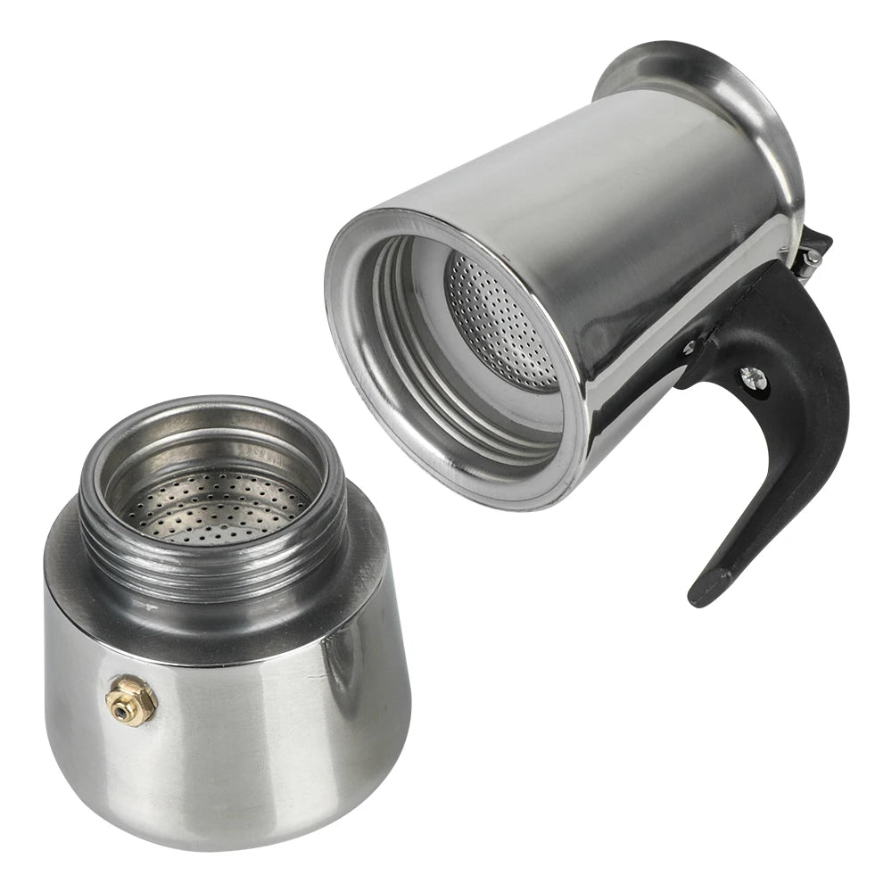 Paslanmaz Çelik Moka Pot | Retro's Coffee Co.