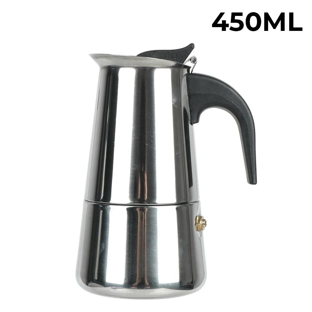 Paslanmaz Çelik Moka Pot | Retro's Coffee Co.