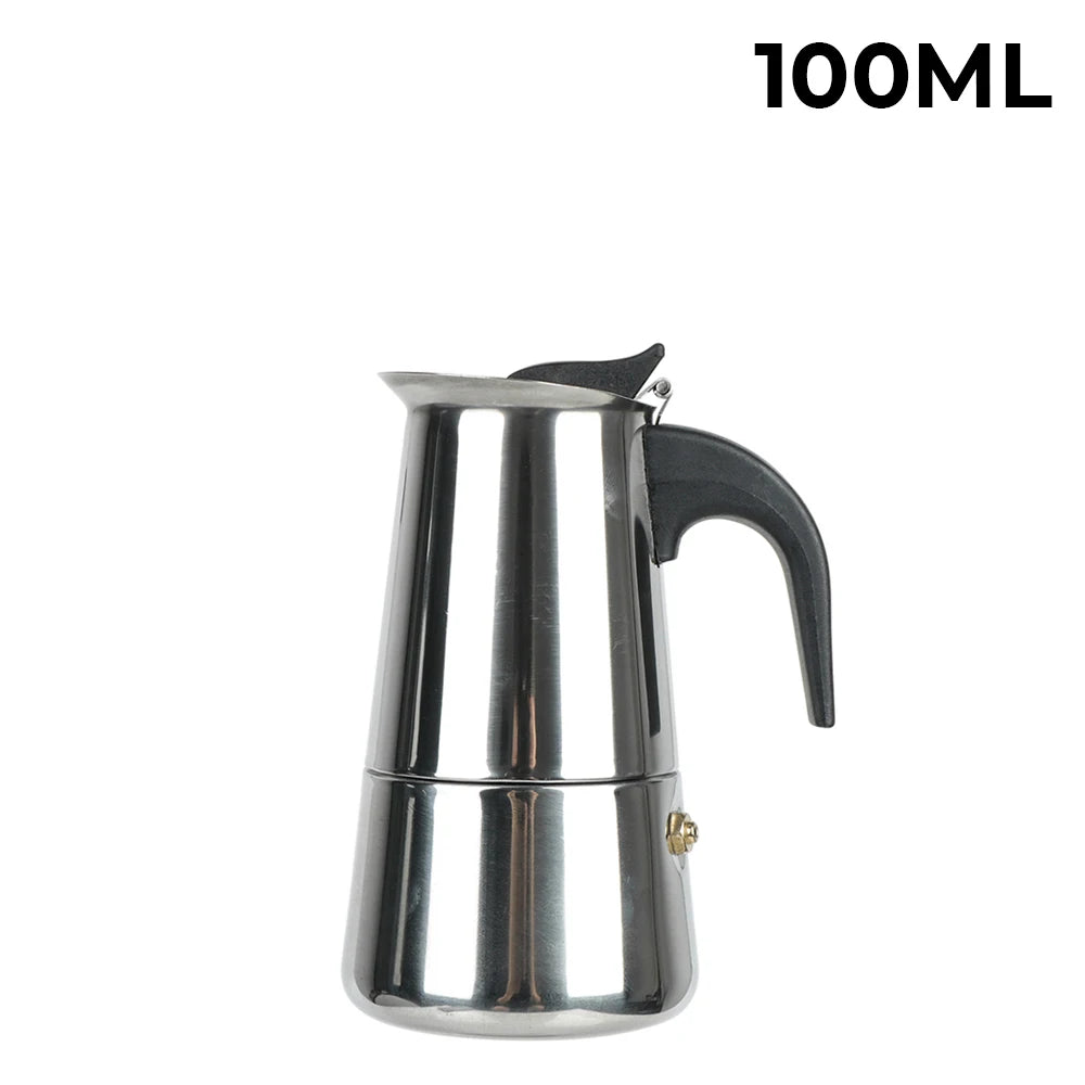 Paslanmaz Çelik Moka Pot | Retro's Coffee Co.