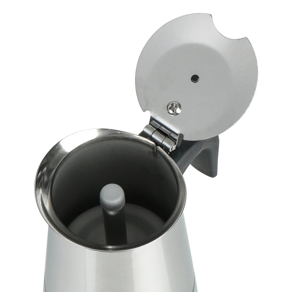 Paslanmaz Çelik Moka Pot | Retro's Coffee Co.