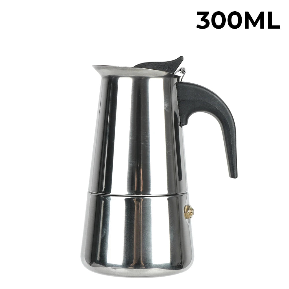 Paslanmaz Çelik Moka Pot | Retro's Coffee Co.