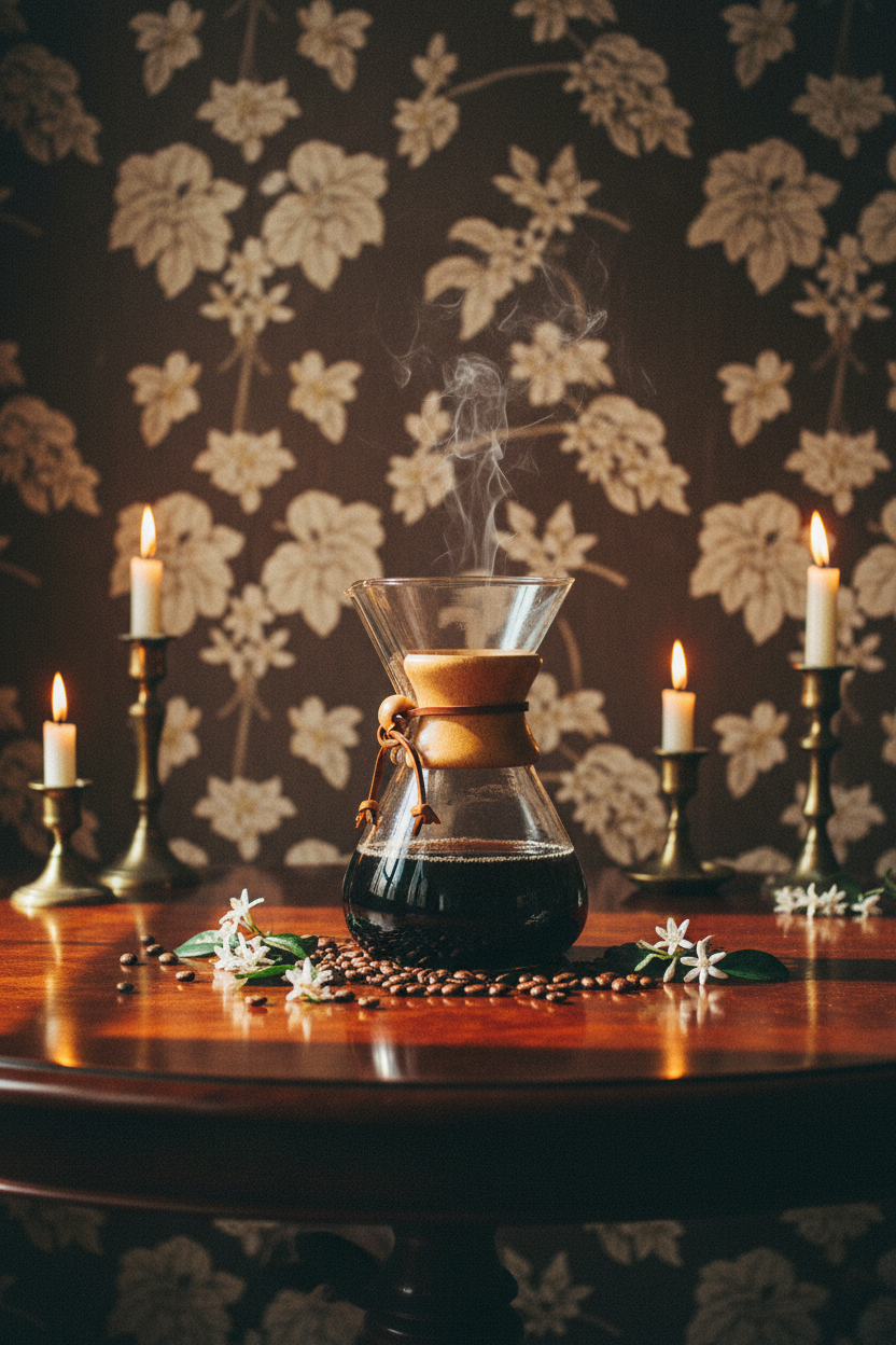Retro's Coffee Co. — Profesyonel Chemex Görseli